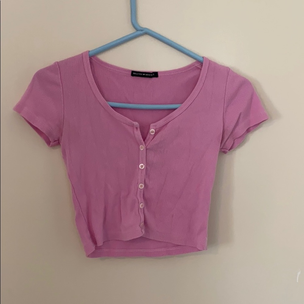 button up crop top